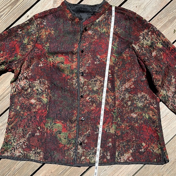 Reversible tapestry and black jacket 2X - Picture 11 of 11